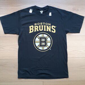 Boston Bruins Logo - NHL - New Men's Medium Black T-Shirt